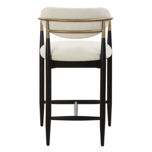Uttermost Moxie White Counter Stool