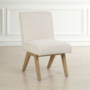 Uttermost Blakely White Armless Dining Chair