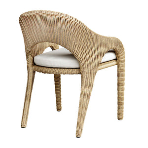 Uttermost Kavali Outdoor Wicker Dining Armchair