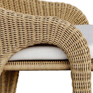 Uttermost Kavali Outdoor Wicker Barstool