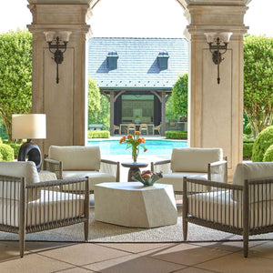 Uttermost Borneo White Outdoor Lounge Chair