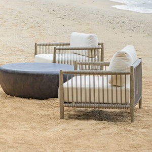 Uttermost Borneo White Outdoor Lounge Chair