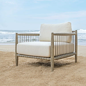 Uttermost Borneo White Outdoor Lounge Chair