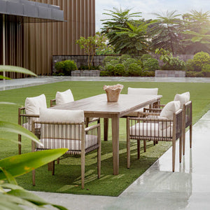 Uttermost Borneo White Outdoor Dining Chair