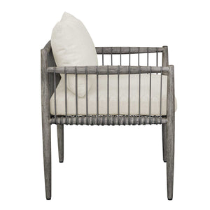 Uttermost Borneo White Outdoor Dining Chair