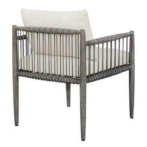 Uttermost Borneo White Outdoor Dining Chair