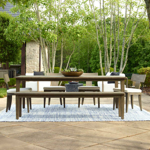 Uttermost Forsyth Dark Gray Outdoor Dining Table