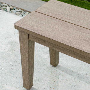 Uttermost Forsyth Dark Gray Outdoor Bench