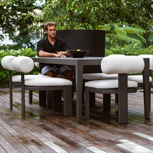 Uttermost Polanco Outdoor Aluminum Dining Table