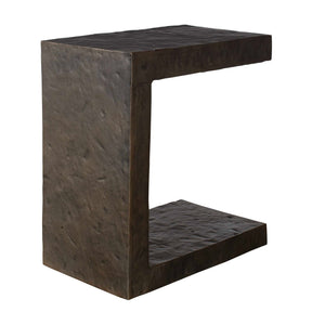 Uttermost Obra Bronze Outdoor Side Table