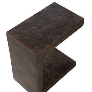 Uttermost Obra Bronze Outdoor Side Table