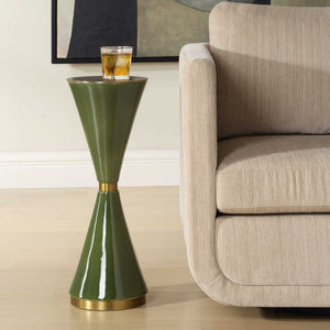 Uttermost Ronde Jade Green Drink Table