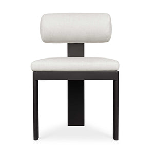Uttermost Bolster Back White Outdoor Dining Chair