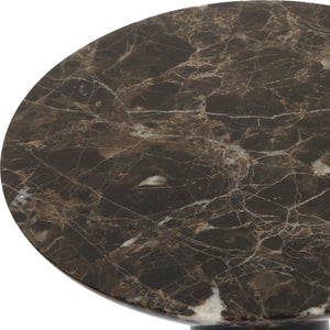 Uttermost Hastings Brown Marble Accent Table