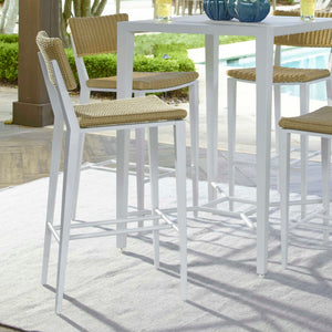 Uttermost Calbas White Outdoor Bar Stool