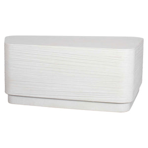 Uttermost Saltwater White Concrete Coffee Table