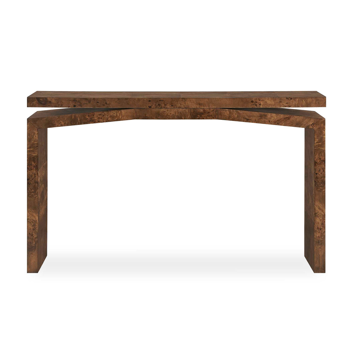 Uttermost Naoko Burl Wood Console Table