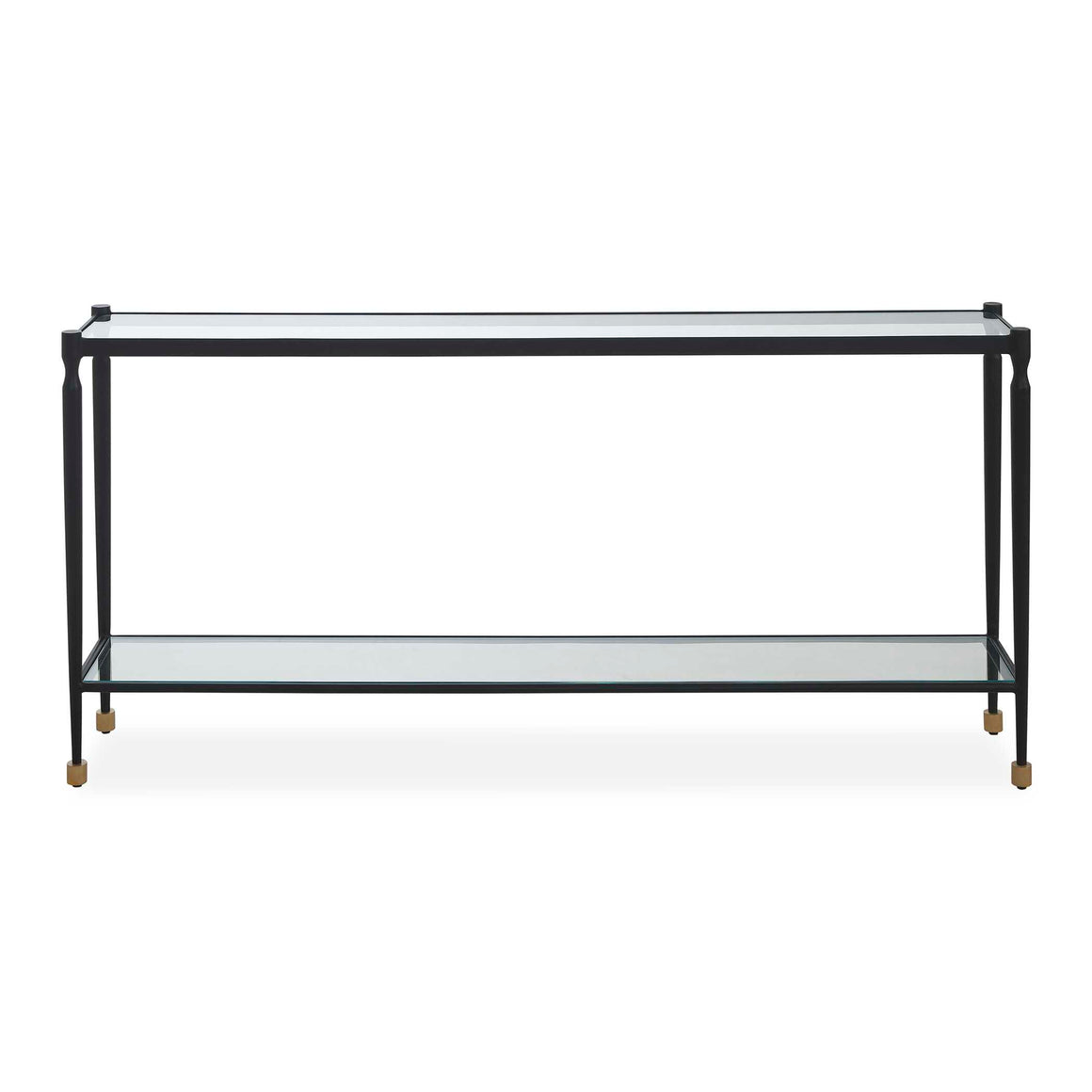 Uttermost Javana Glass / Iron Console Table
