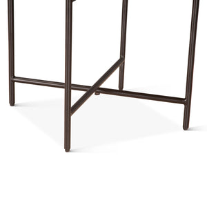 Halden Nesting Tray Tables in Matte Black