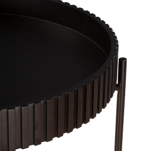 Halden Nesting Tray Tables in Matte Black