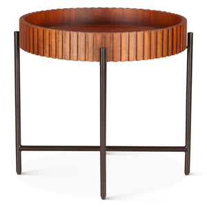 Halden Nesting Tray Tables in Pecan Brown