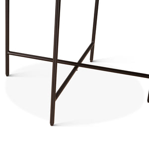 Halden Nesting Tray Tables in Pecan Brown