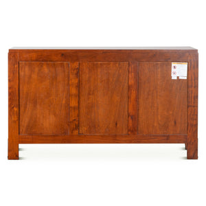 Sterling 58" Glass Cabinet in Dark Walnut