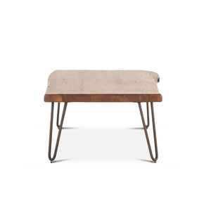 Grandby 54" Coffee Table in Acacia with Walnut Finish