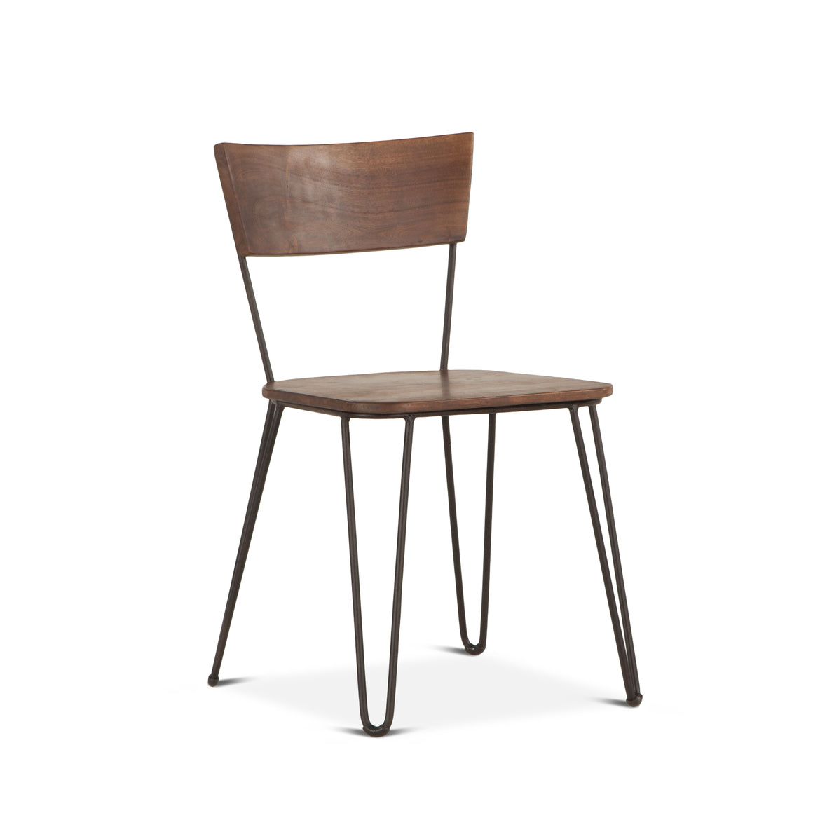 Grandby Acacia Dining Chair in Walnut Finish