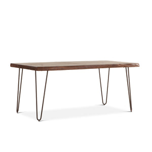 Grandby 68" Dining Table Acacia with Walnut Finish