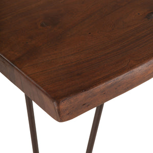 Grandby 68" Dining Table Acacia with Walnut Finish