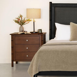 Fleming Three Drawer Nightstand