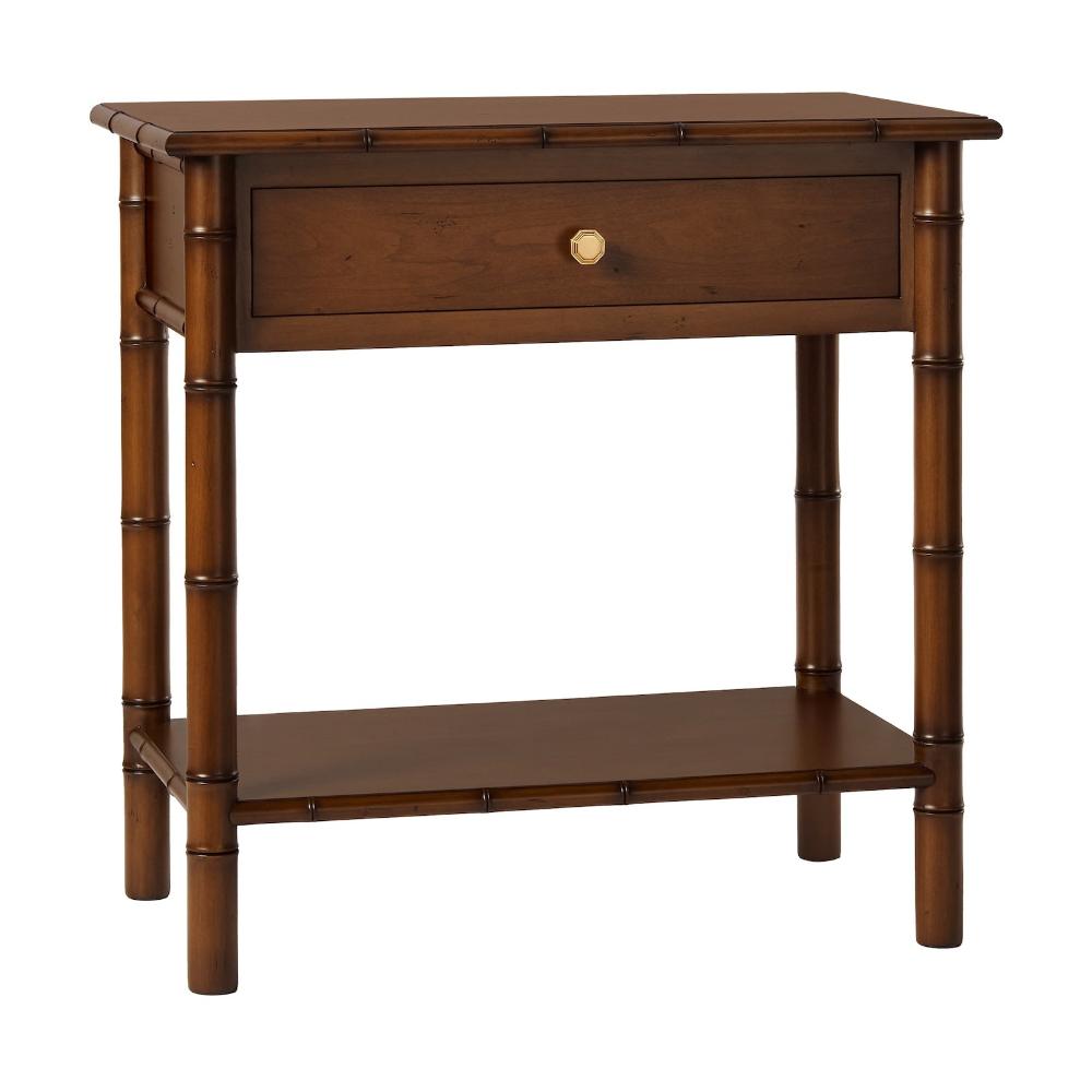 Fleming One Drawer Side Table with Shelf