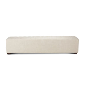 Arabella 59" Bench in Beige Linen
