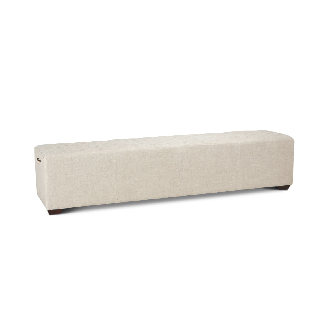 Arabella 59" Bench in Beige Linen