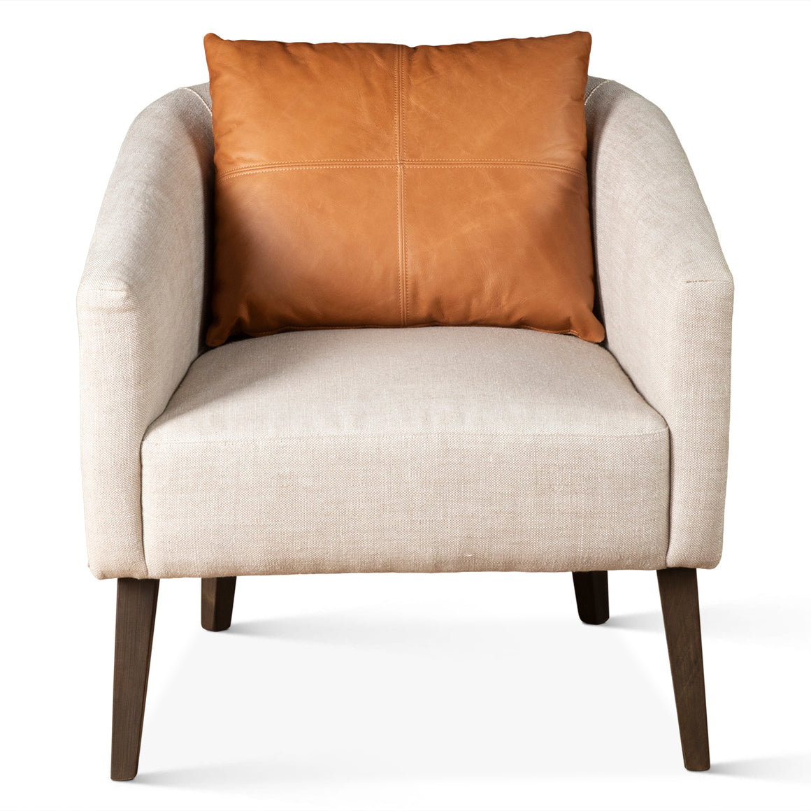 Olivia Armchair in Beige Linen