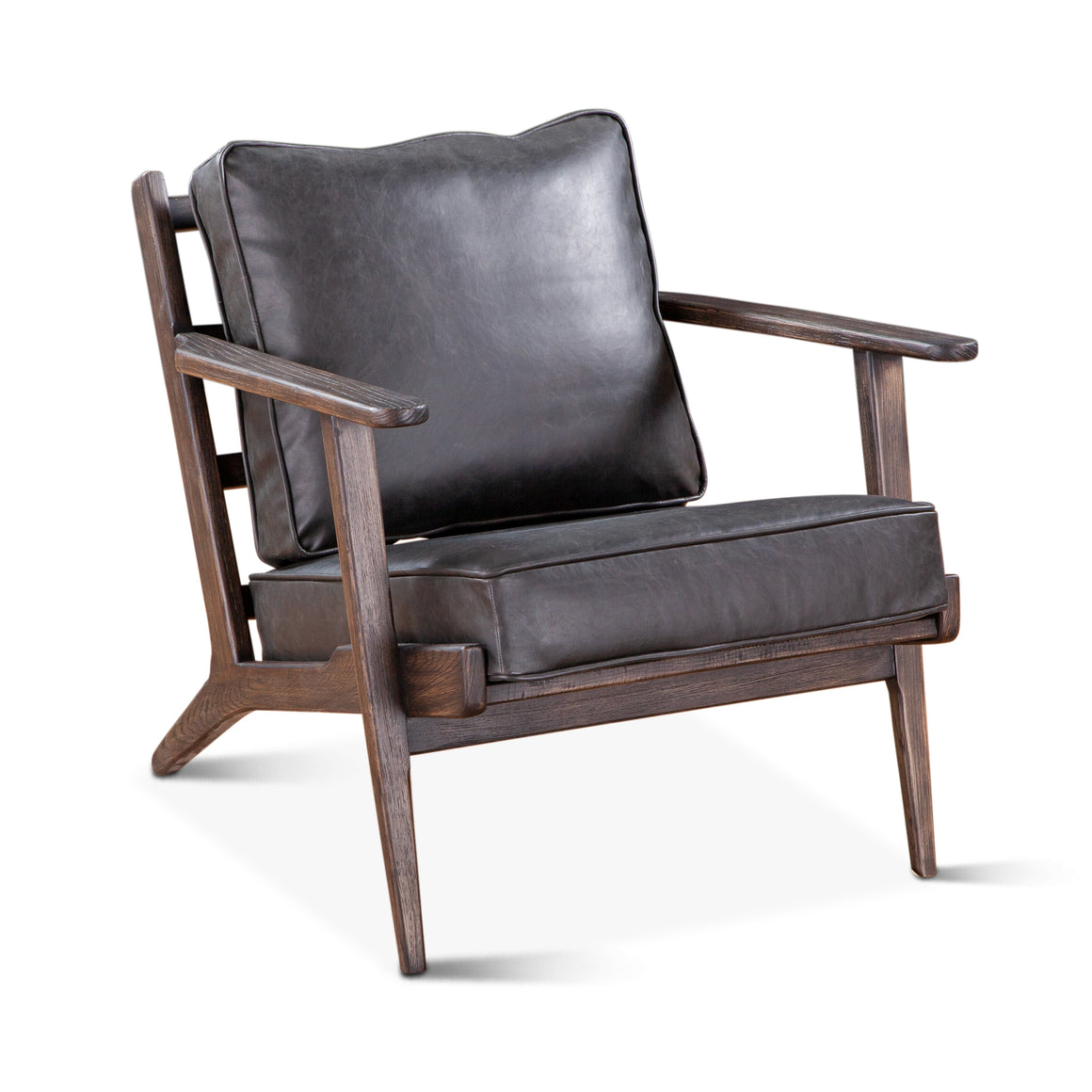 Robert Armchair in Black Leather