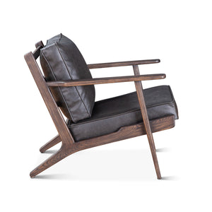 Robert Armchair in Black Leather