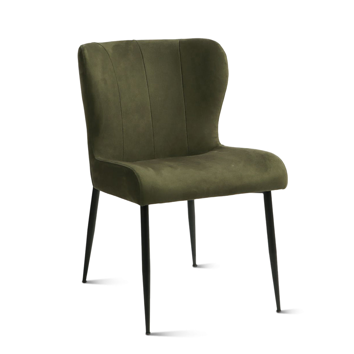 Isabella Green Suede Dining Chair