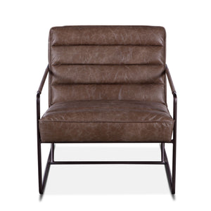 Portlando Armchair in London Gray Leather