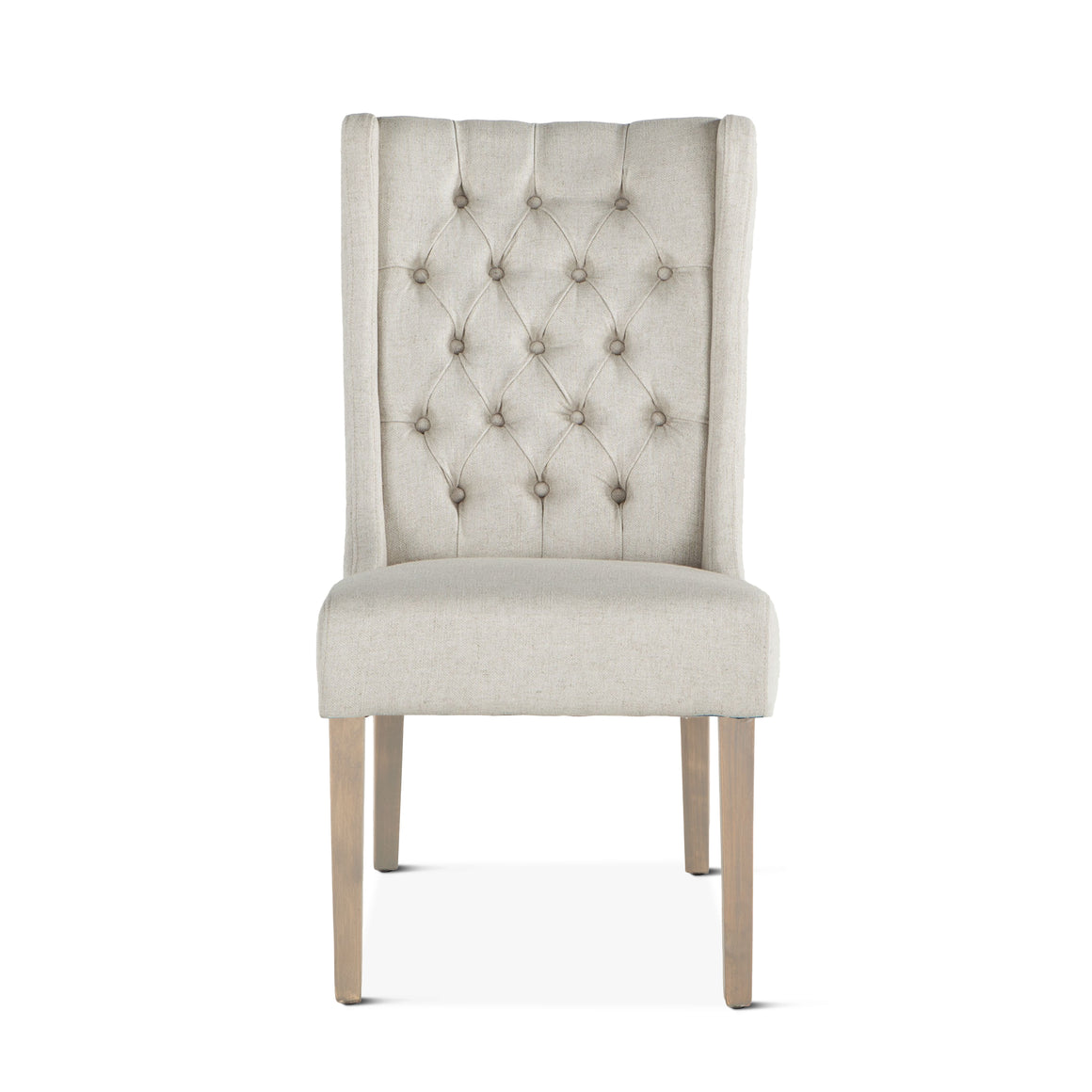 Chloe Dining Chair in Off White Linen