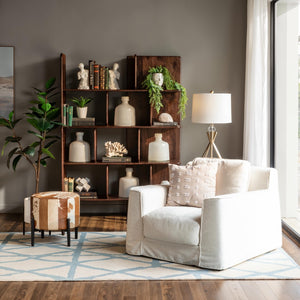 Hawker 48" Bookshelves in Dark Sienna