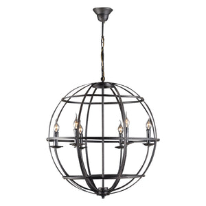 Heritage Rustic Globe Pendant - Large