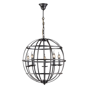 Heritage Rustic Globe Pendant - Medium