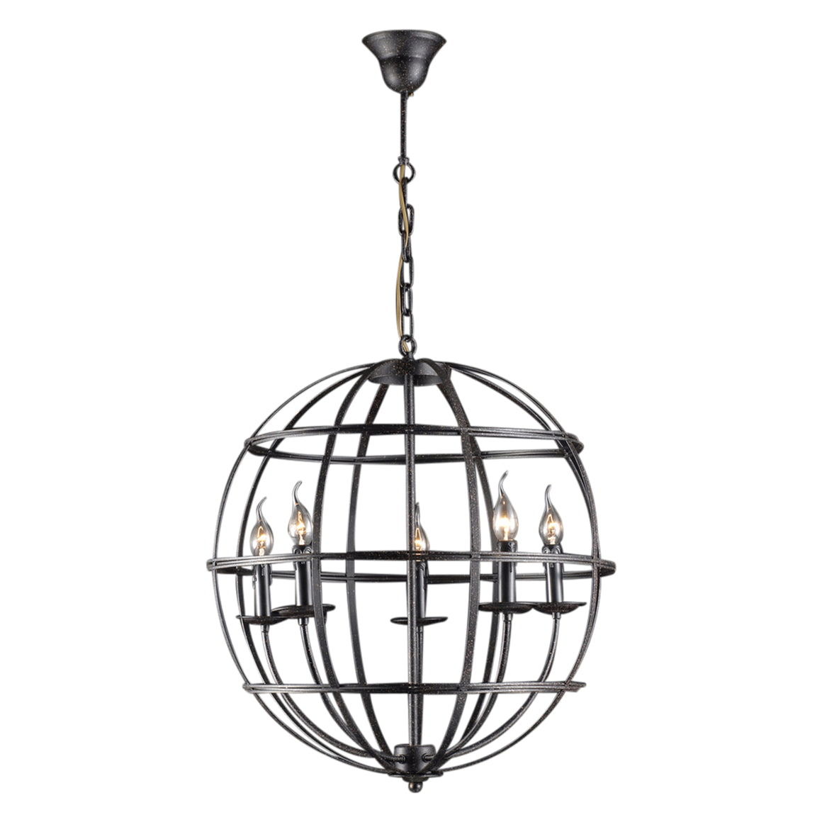 Heritage Rustic Globe Pendant - Medium