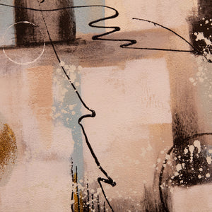 Echoes in Motion Hand Painted Framed Diptych