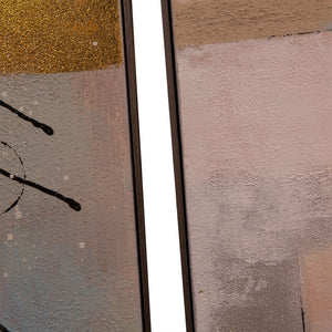 Echoes in Motion Hand Painted Framed Diptych