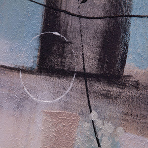 Echoes in Motion Hand Painted Framed Diptych