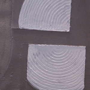 Fragmented Harmony Hand Painted Framed Diptych