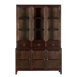 Colonial Hutch, Hand Rubbed Brown